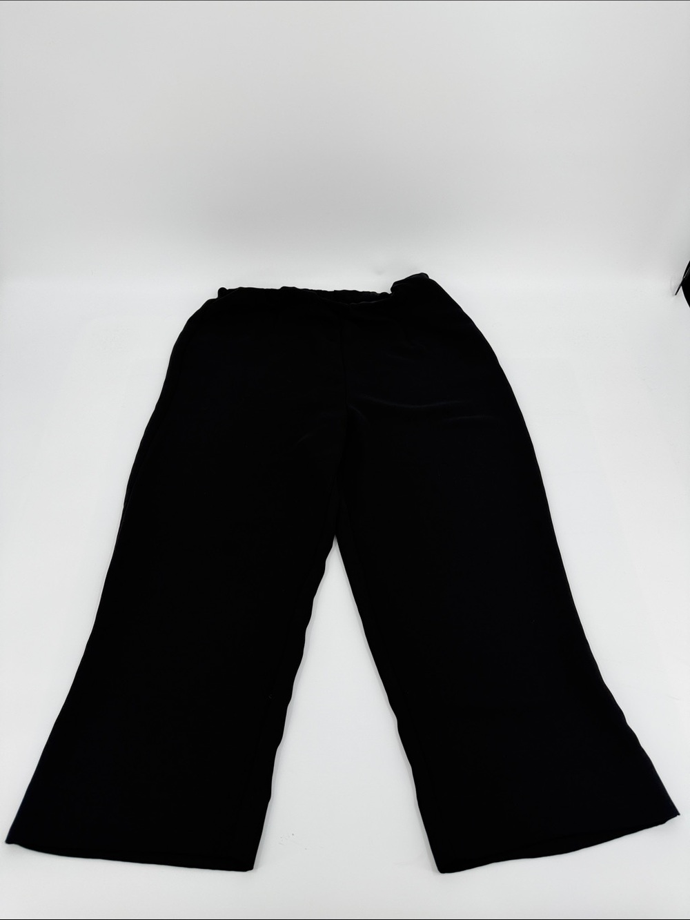 Donna Ricco Black Wide-Leg Pants
